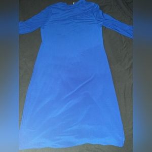 Ladies blue body con dress
